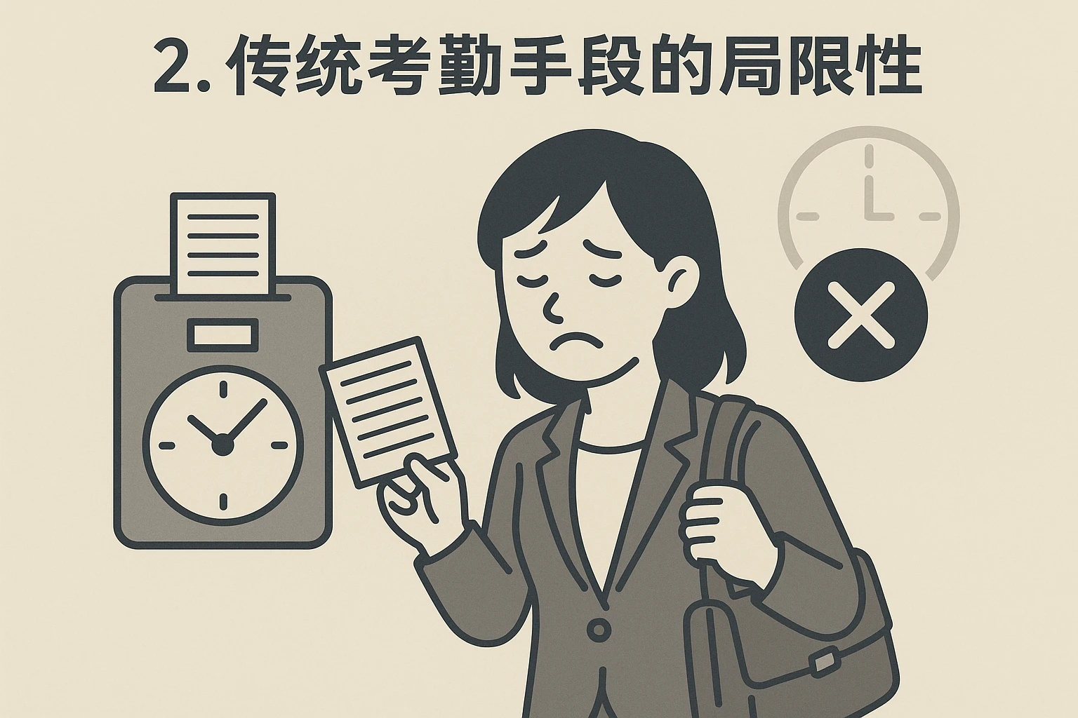 2. 传统考勤手段的局限性