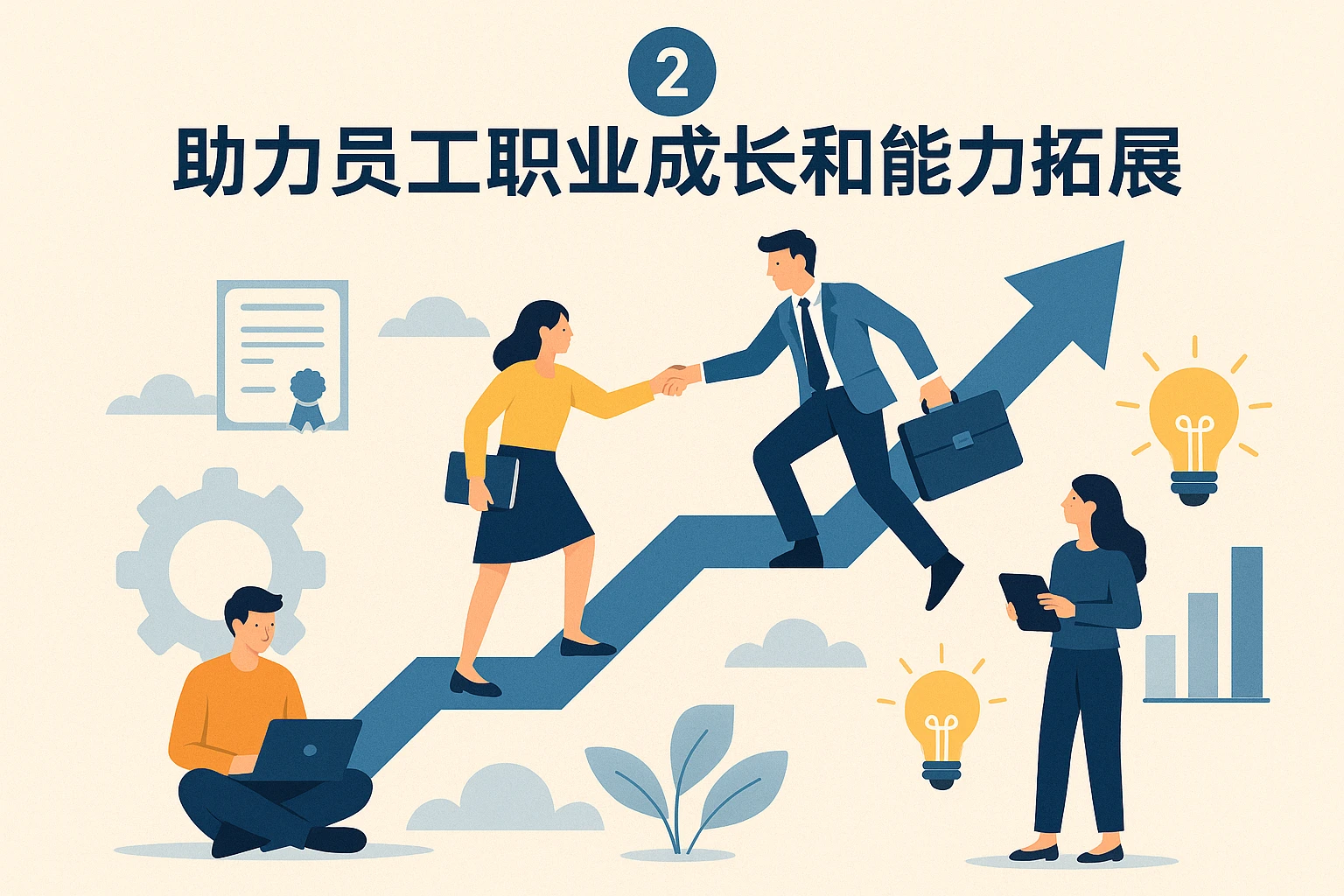 2. 助力员工职业成长和能力拓展