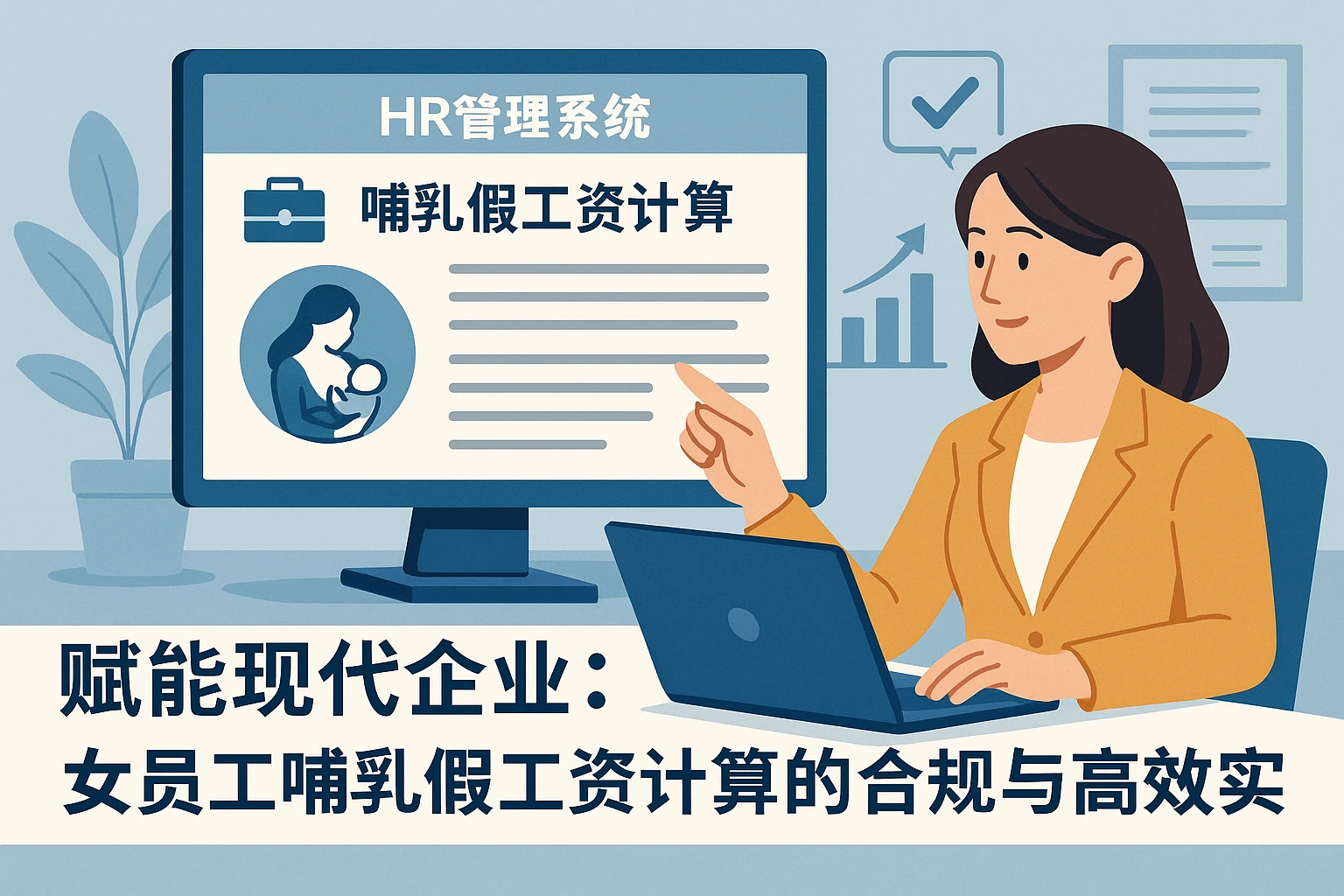 人力资源管理系统赋能现代企业：女员工哺乳假工资计算的合规与高效实践
