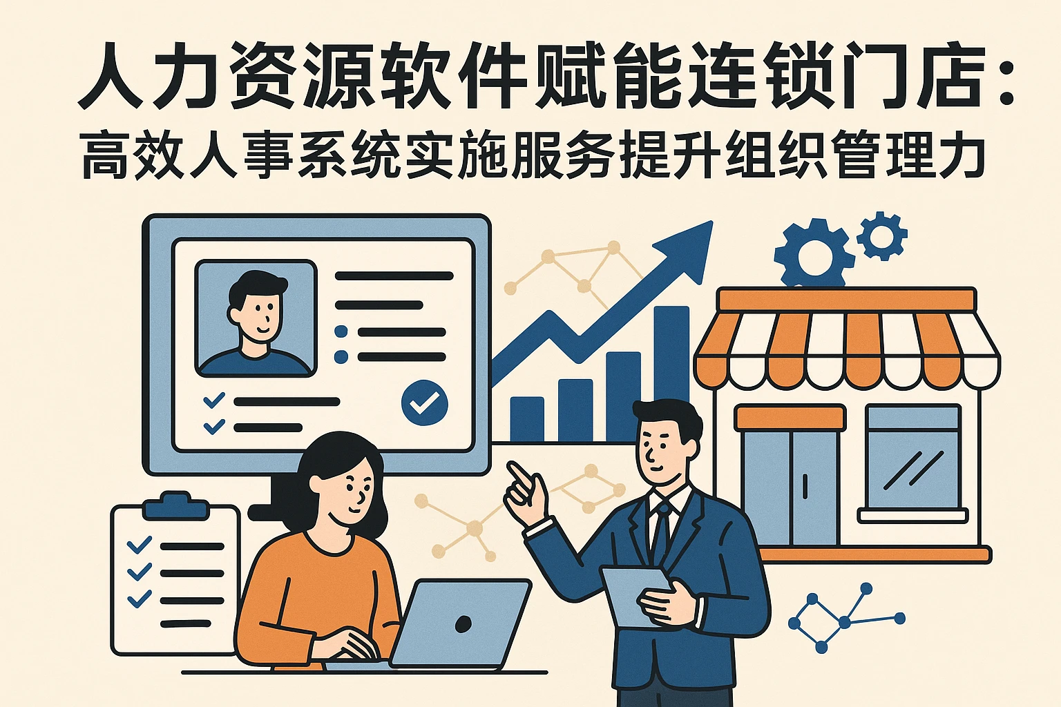 人力资源软件赋能连锁门店：高效人事系统实施服务提升组织管理力