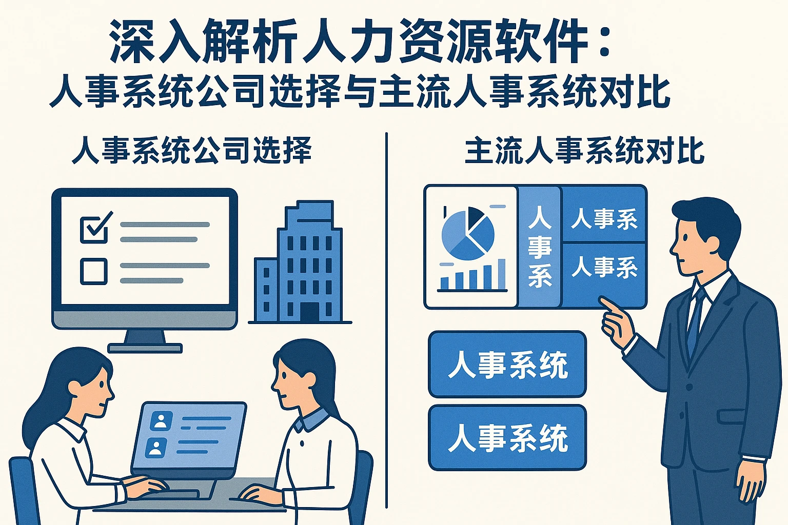 深入解析人力资源软件：人事系统公司选择与主流人事系统对比