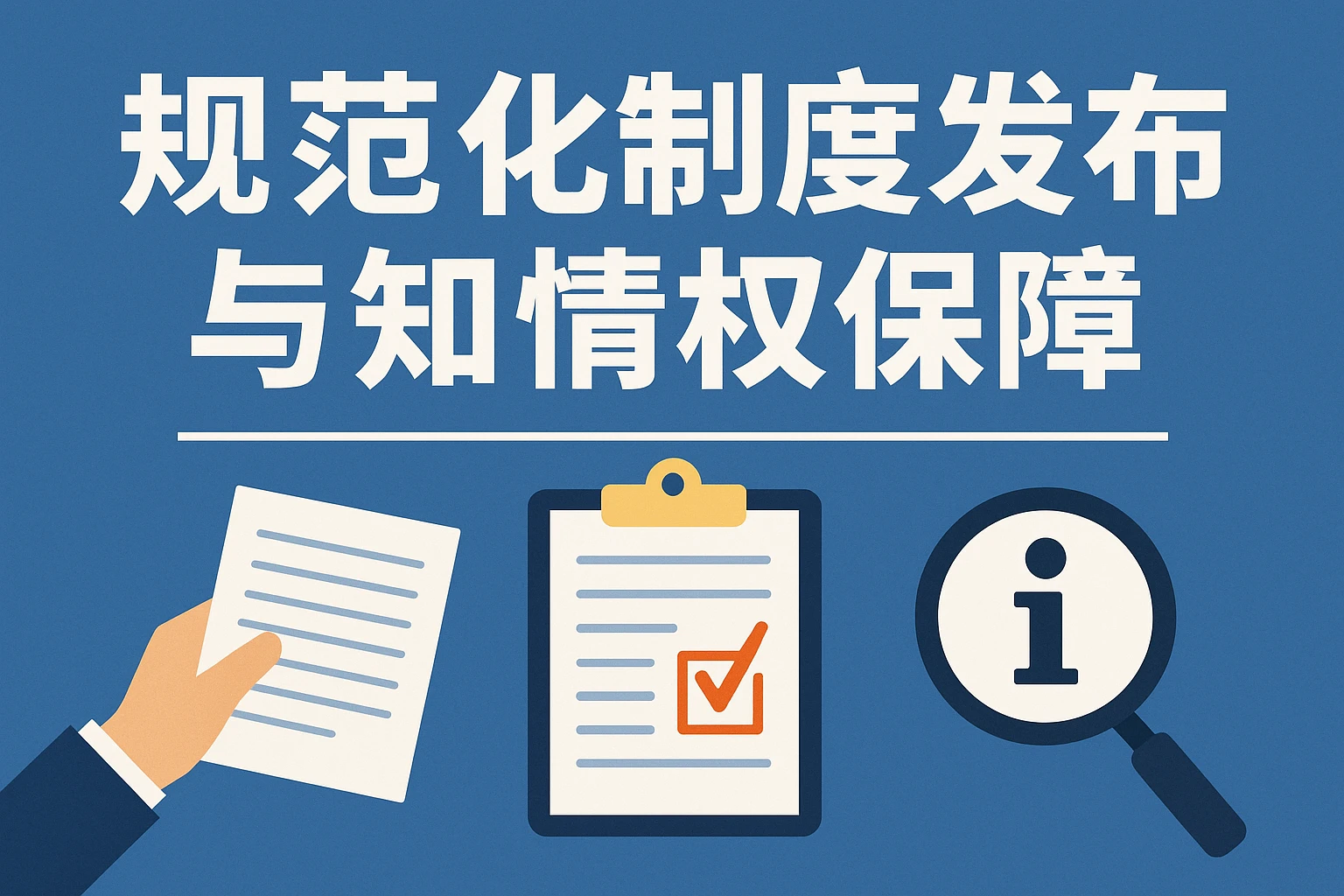 规范化制度发布与知情权保障