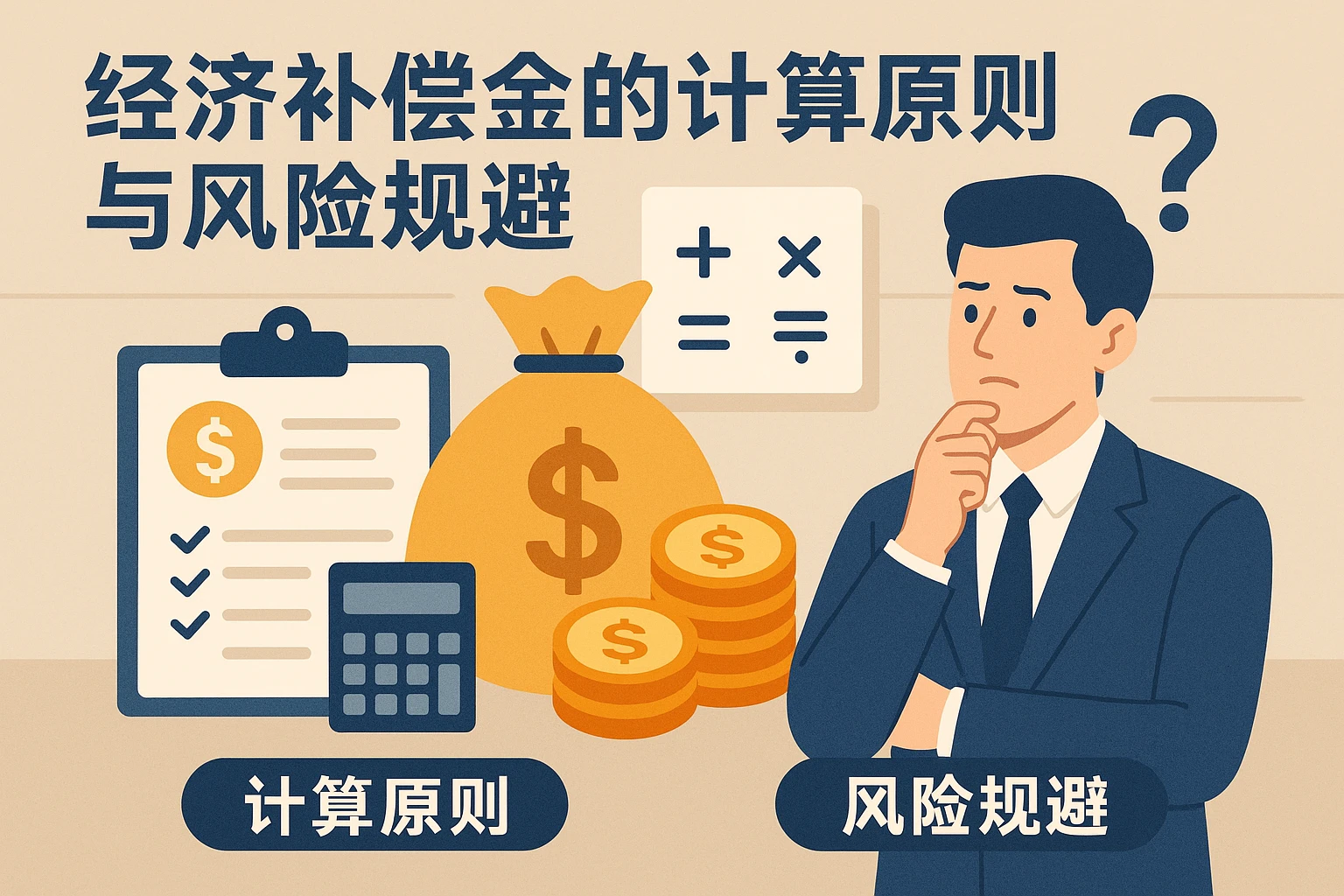 经济补偿金的计算原则与风险规避