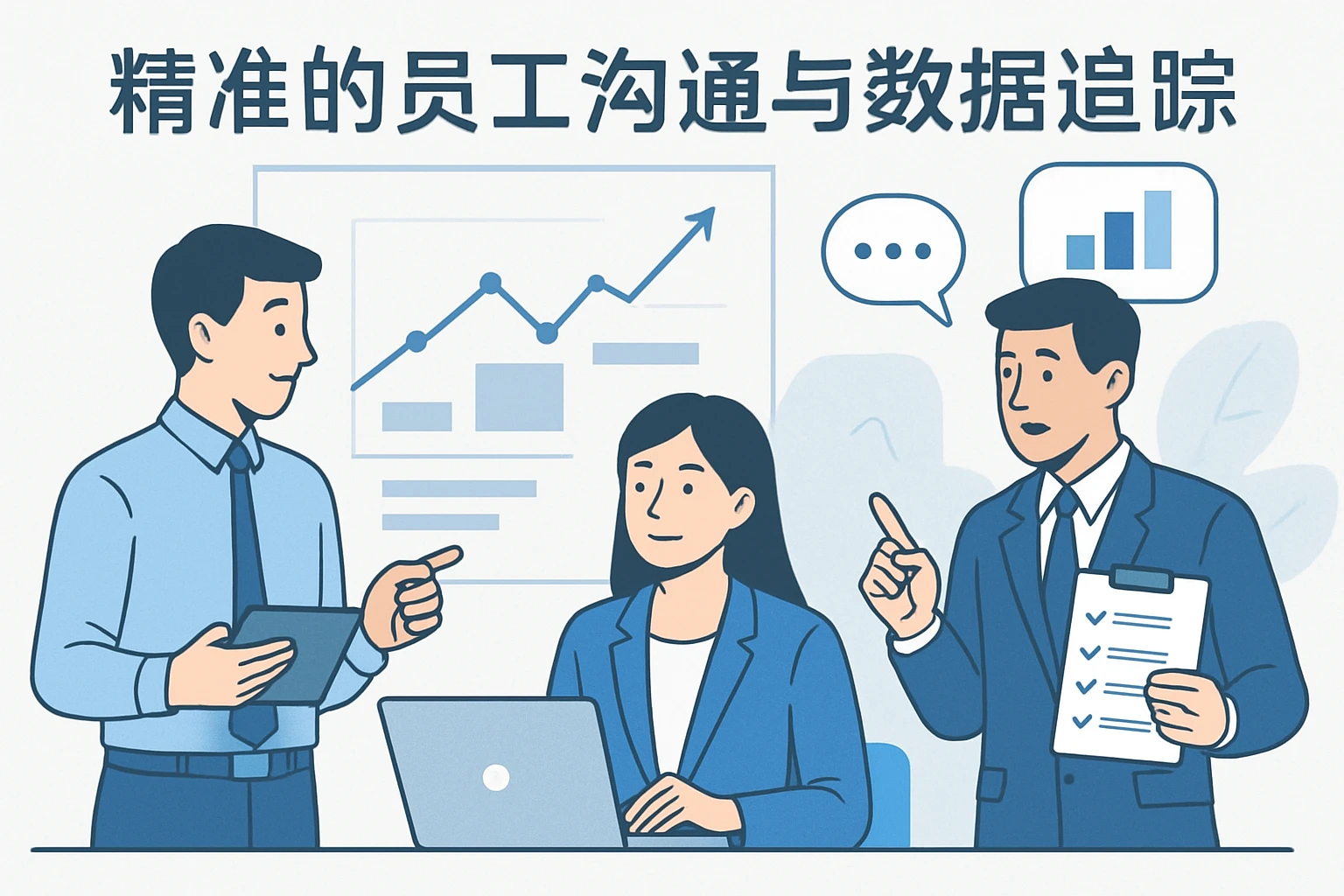 精准的员工沟通与数据追踪