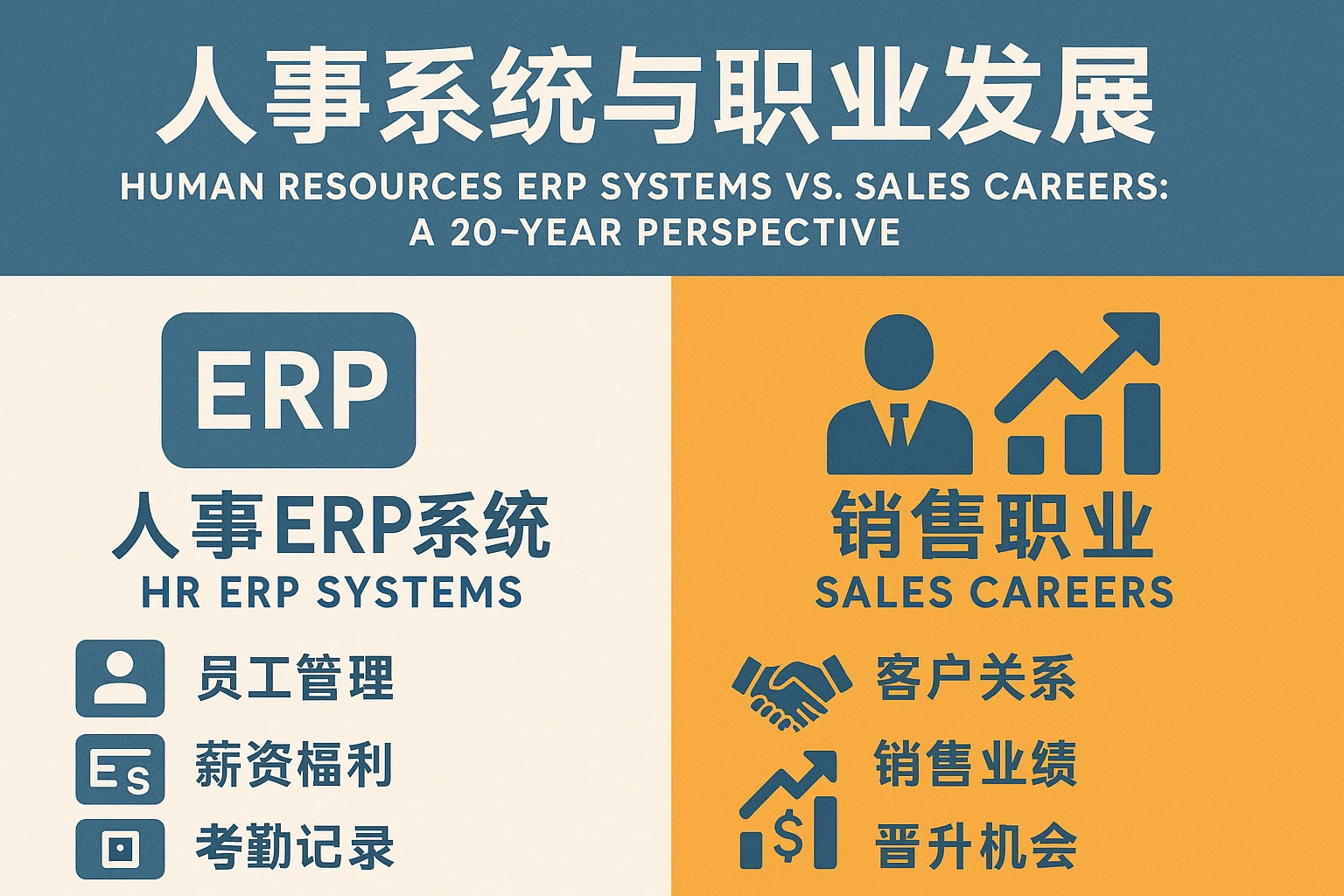人事系统与职业发展：20年视角下的人事ERP系统与销售职业的深度对比