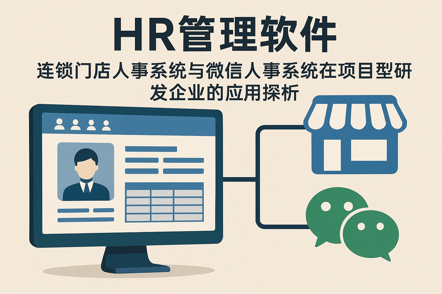 HR管理软件，连锁门店人事系统与微信人事系统在项目型研发企业的应用探析