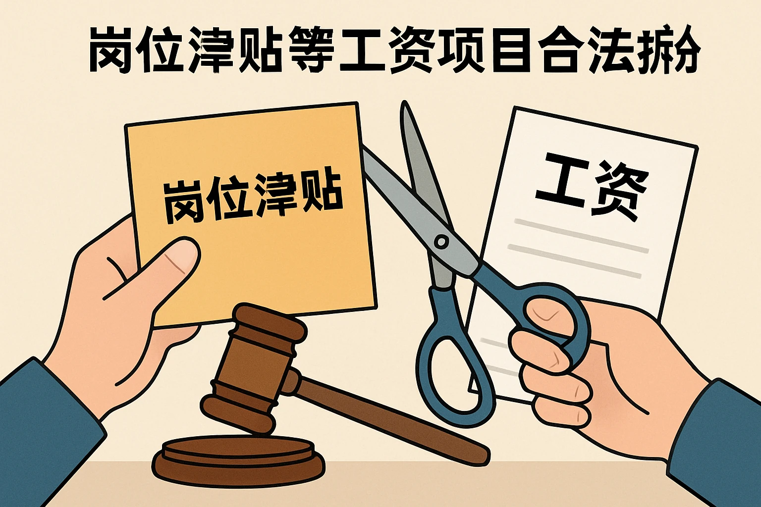 岗位津贴等工资项目的合法拆分