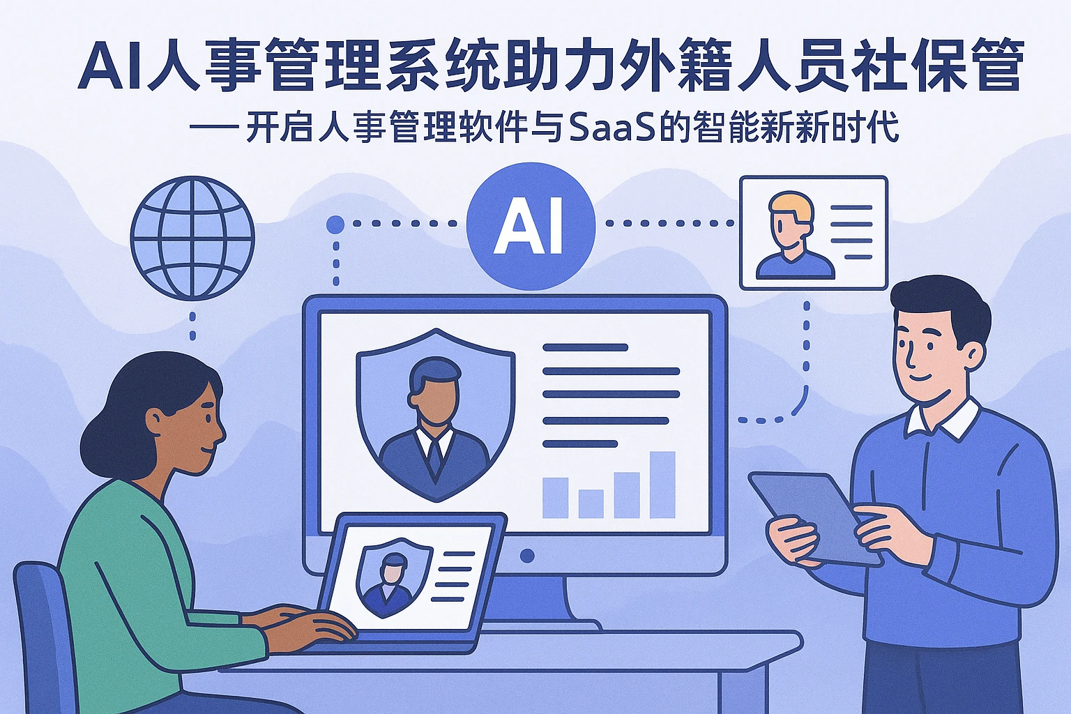 AI人事管理系统助力外籍人员社保管理——开启人事管理软件与SaaS的智能新时代