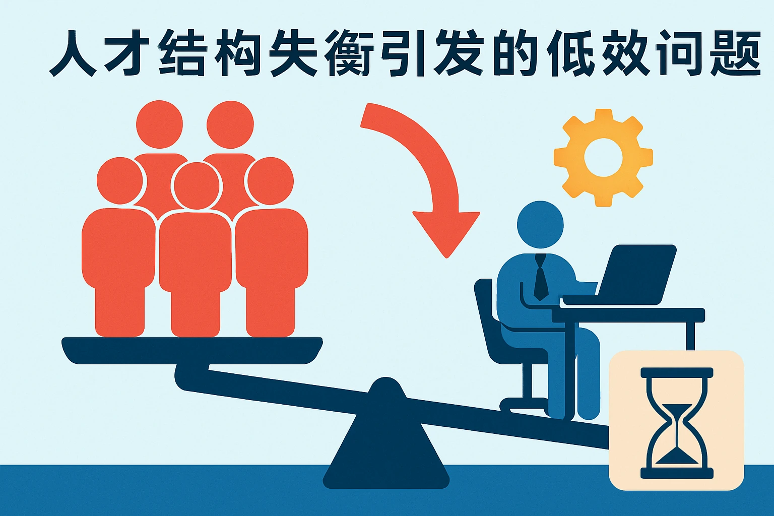人才结构失衡引发的低效问题