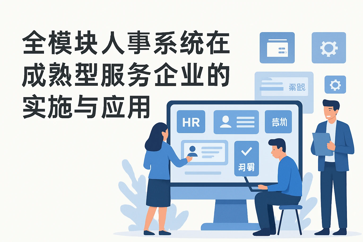 全模块人事系统在成熟型服务企业的实施与应用