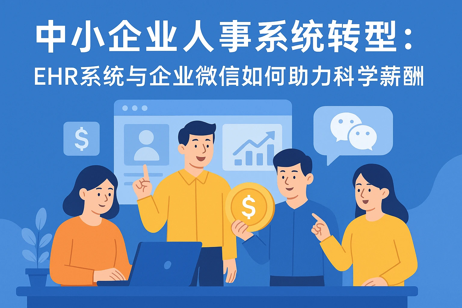 中小企业人事系统转型：EHR系统与企业微信如何助力科学薪酬