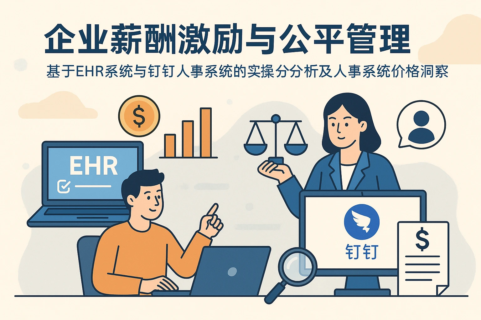 企业薪酬激励与公平管理：基于EHR系统与钉钉人事系统的实操分析及人事系统价格洞察