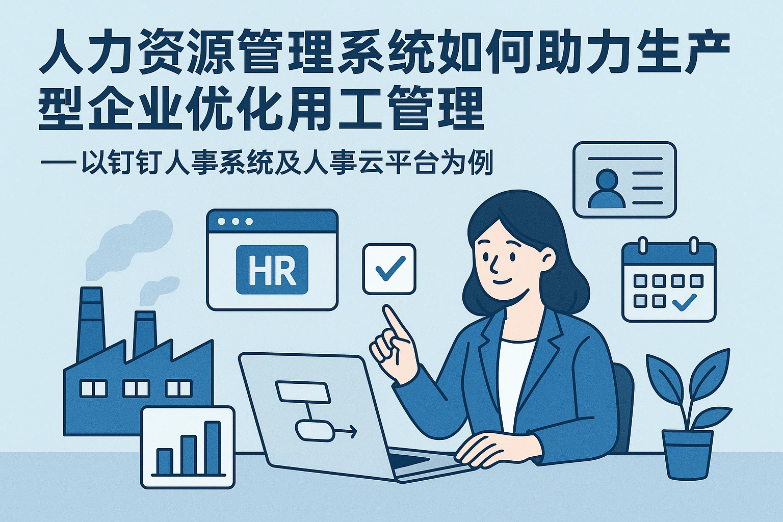 人力资源管理系统如何助力生产型企业优化用工管理——以钉钉人事系统及人事云平台为例