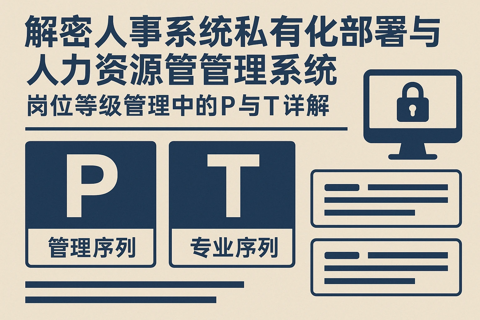 解密人事系统私有化部署与人力资源管理系统：岗位等级管理中的P与T详解