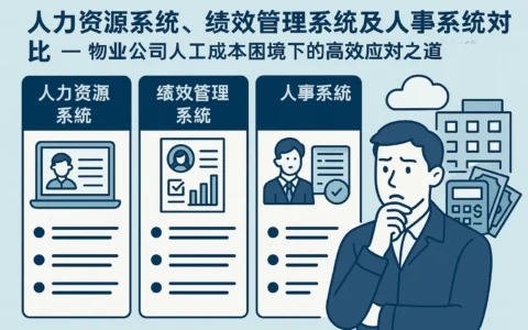 人力资源系统、绩效管理系统及人事系统对比 —— 物业公司人工成本困境下的高效应对之道