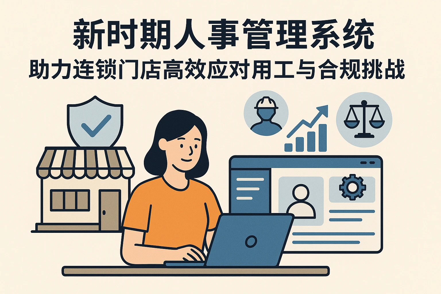 新时期人事管理系统助力连锁门店高效应对用工与合规挑战