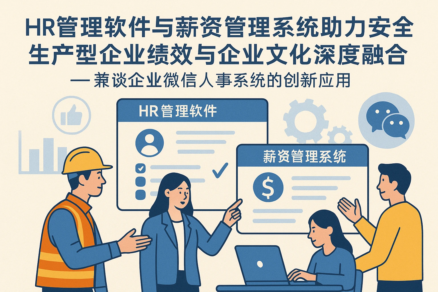 HR管理软件与薪资管理系统助力安全生产型企业绩效与企业文化深度融合 —— 兼谈企业微信人事系统的创新应用