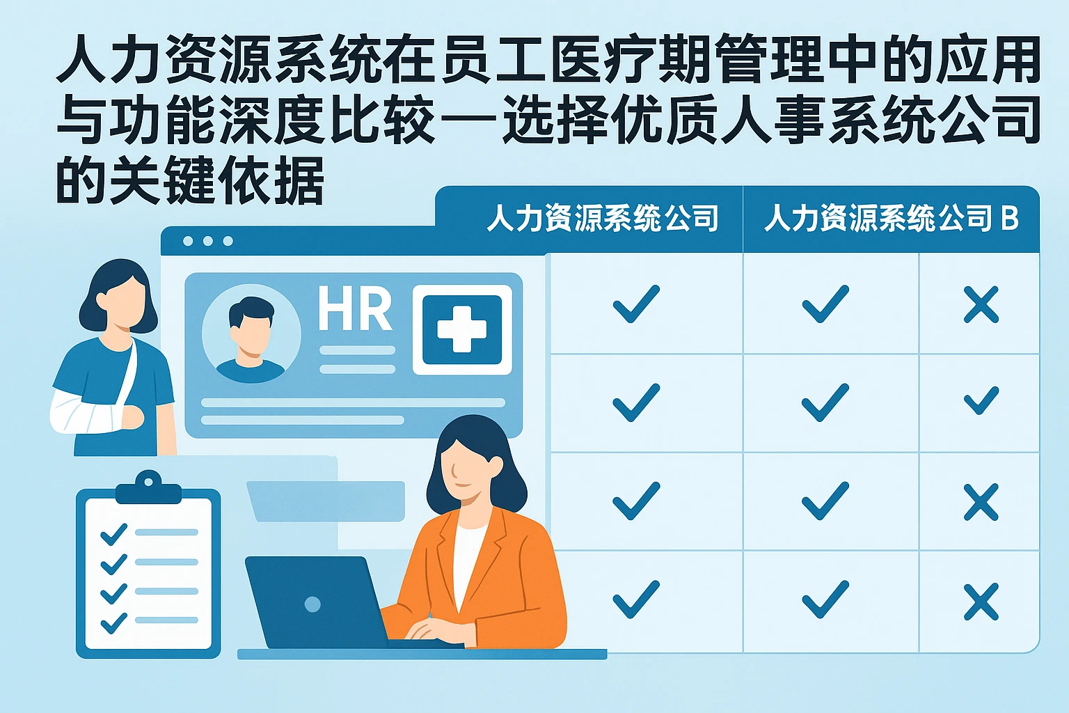 人力资源系统在员工医疗期管理中的应用与功能深度比较——选择优质人事系统公司的关键依据