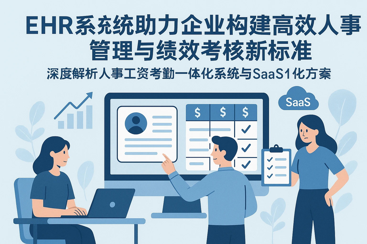 EHR系统助力企业构建高效人事管理与绩效考核新标准 —— 深度解析人事工资考勤一体化系统与SaaS化方案