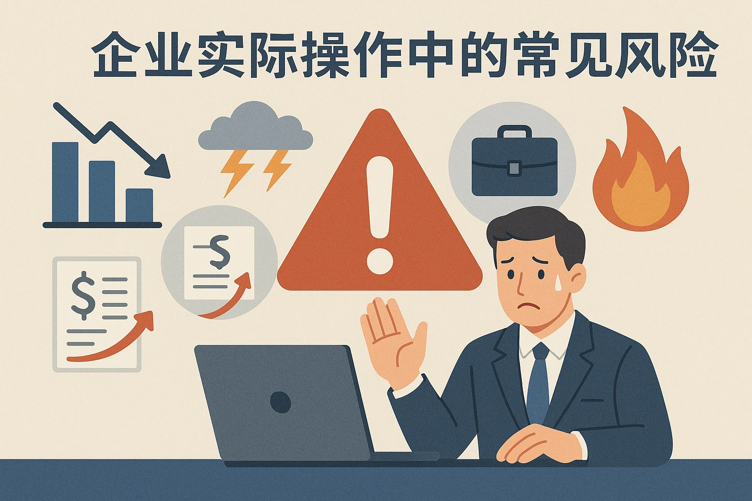 2. 企业实际操作中的常见风险