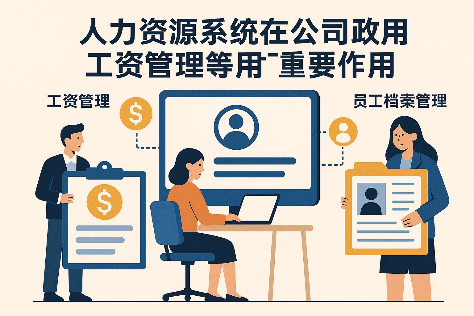 人力资源系统在公司工资管理、员工档案管理中的重要作用