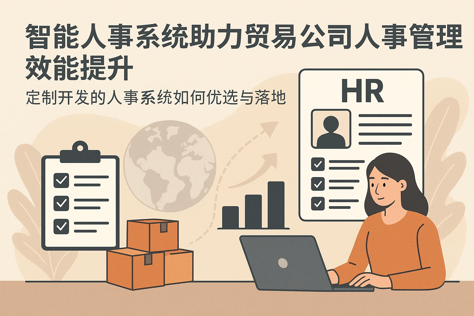 智能人事系统助力贸易公司人事管理效能提升：定制开发的人事系统如何优选与落地