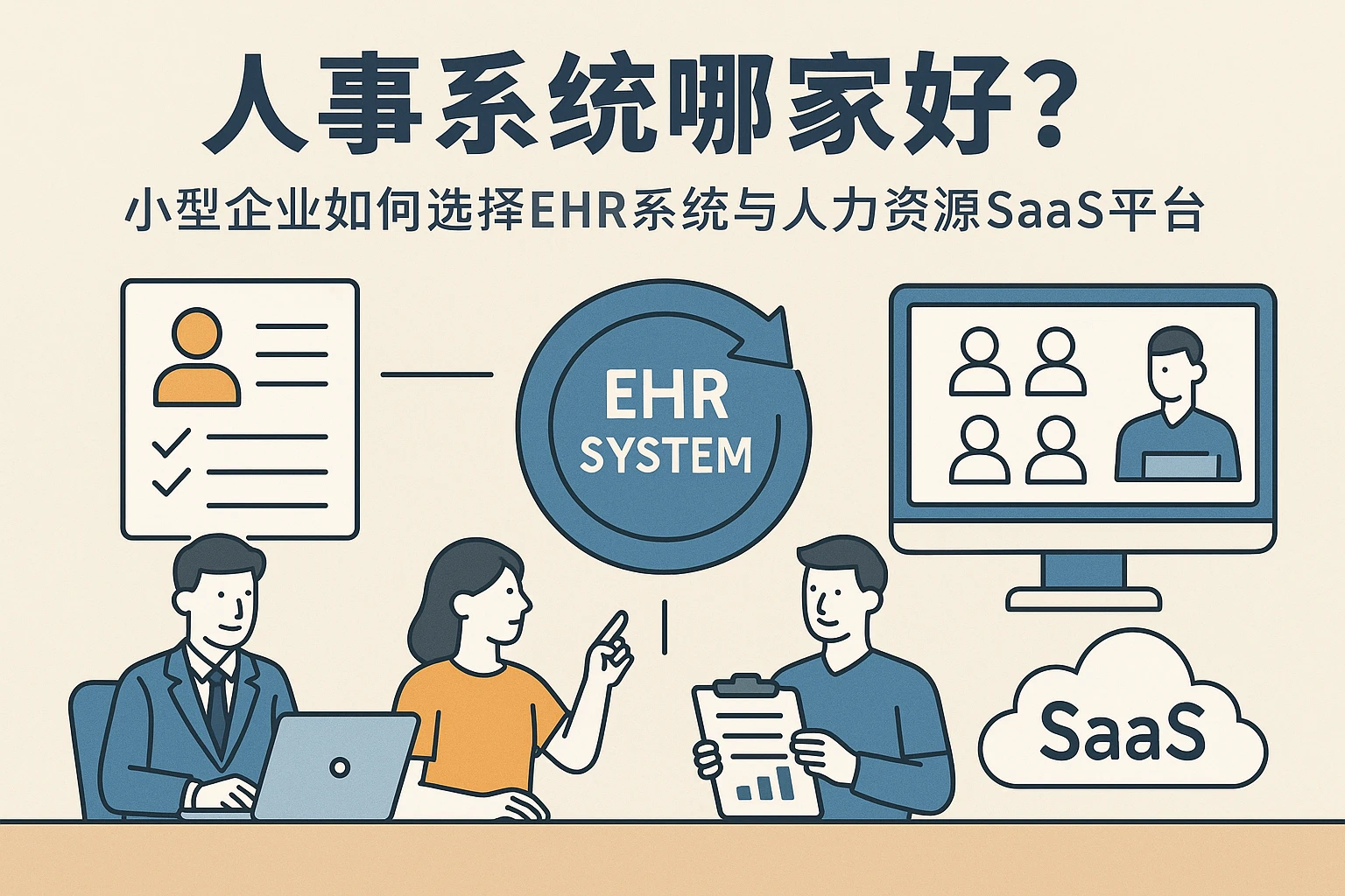 人事系统哪家好？小型企业如何选择EHR系统与人力资源SaaS平台