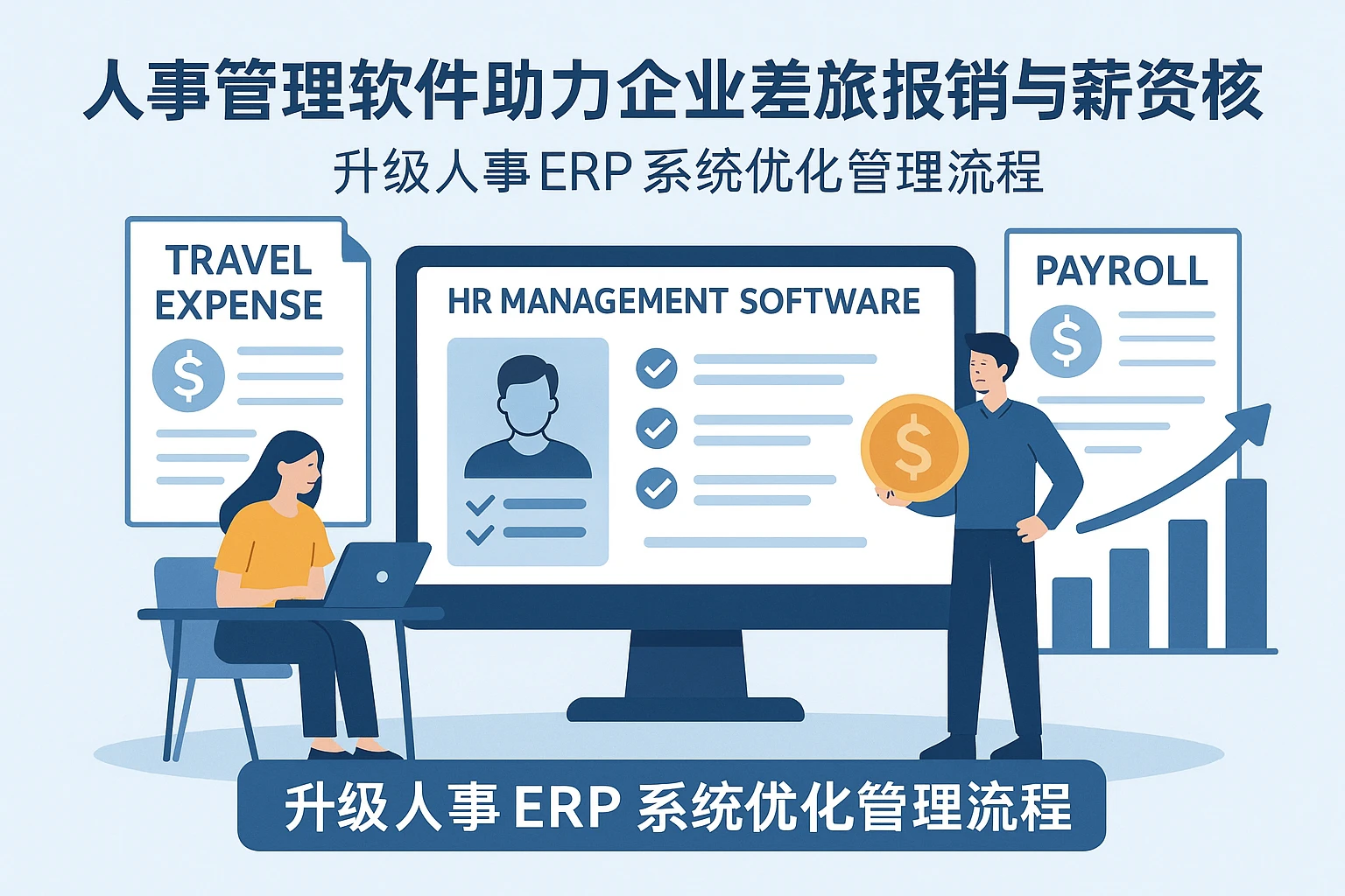 人事管理软件助力企业差旅报销与薪资核算——升级人事ERP系统优化管理流程