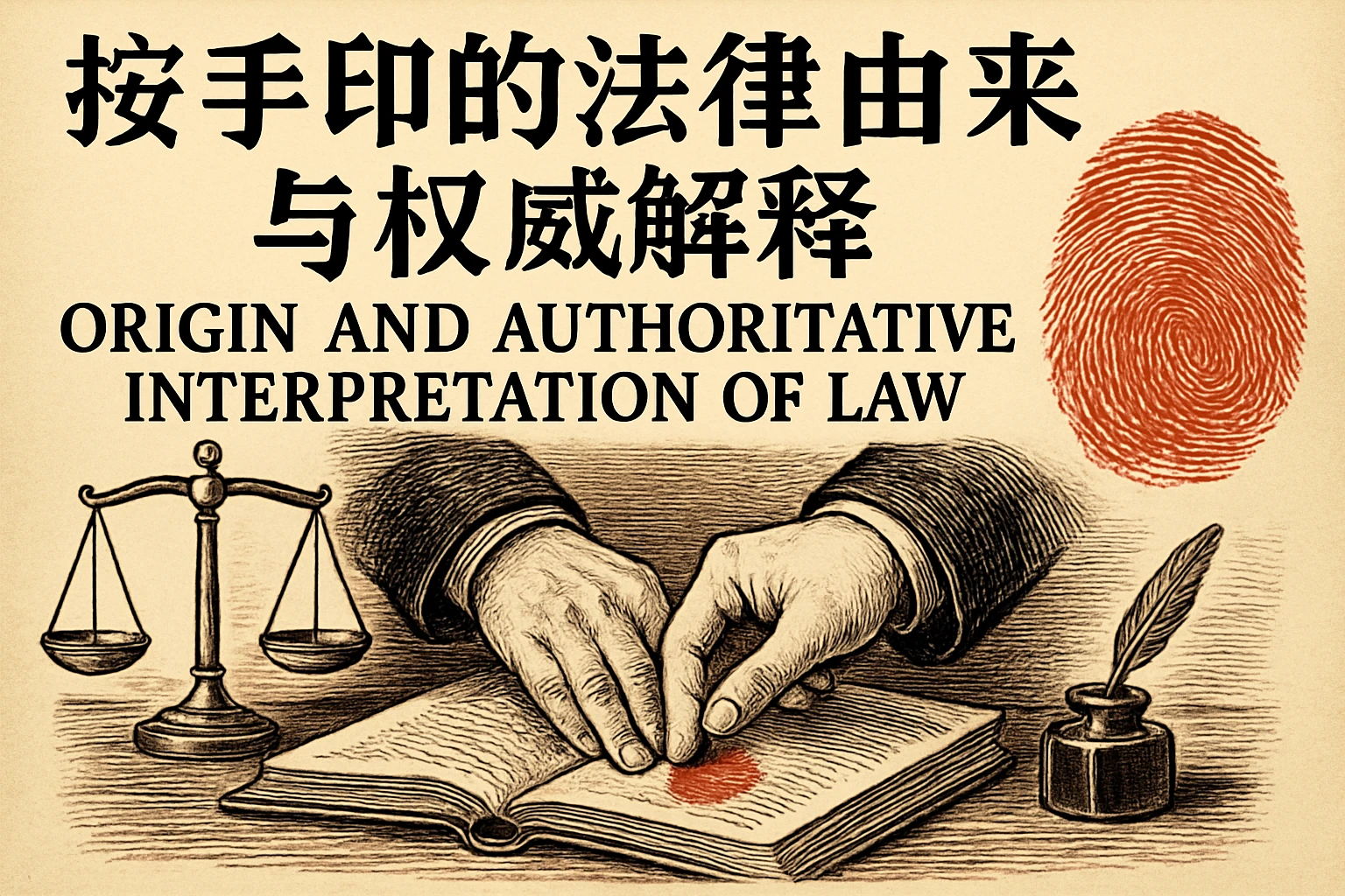 按手印的法律由来与权威解释