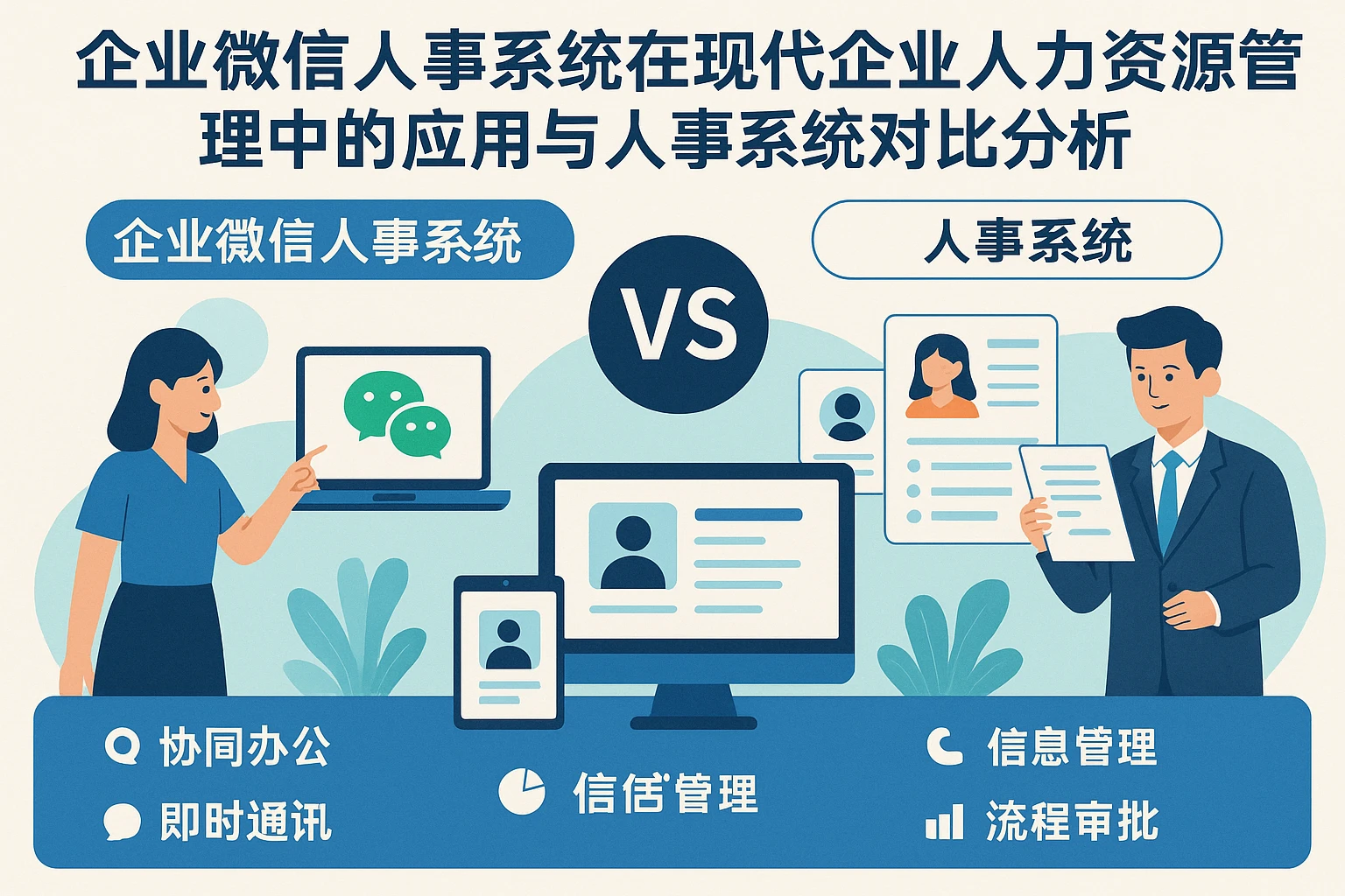 企业微信人事系统在现代企业人力资源管理中的应用与人事系统对比分析