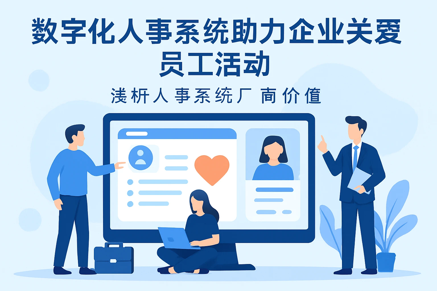 数字化人事系统助力企业关爱员工活动——浅析人事系统厂商价值