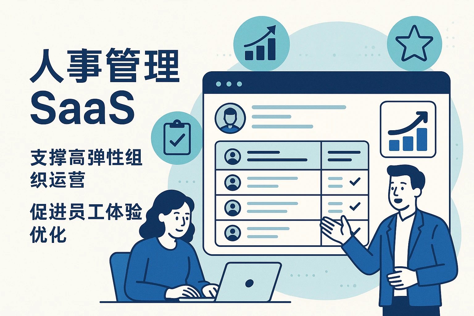 人事管理SaaS：支撑高弹性组织运营，促进员工体验优化