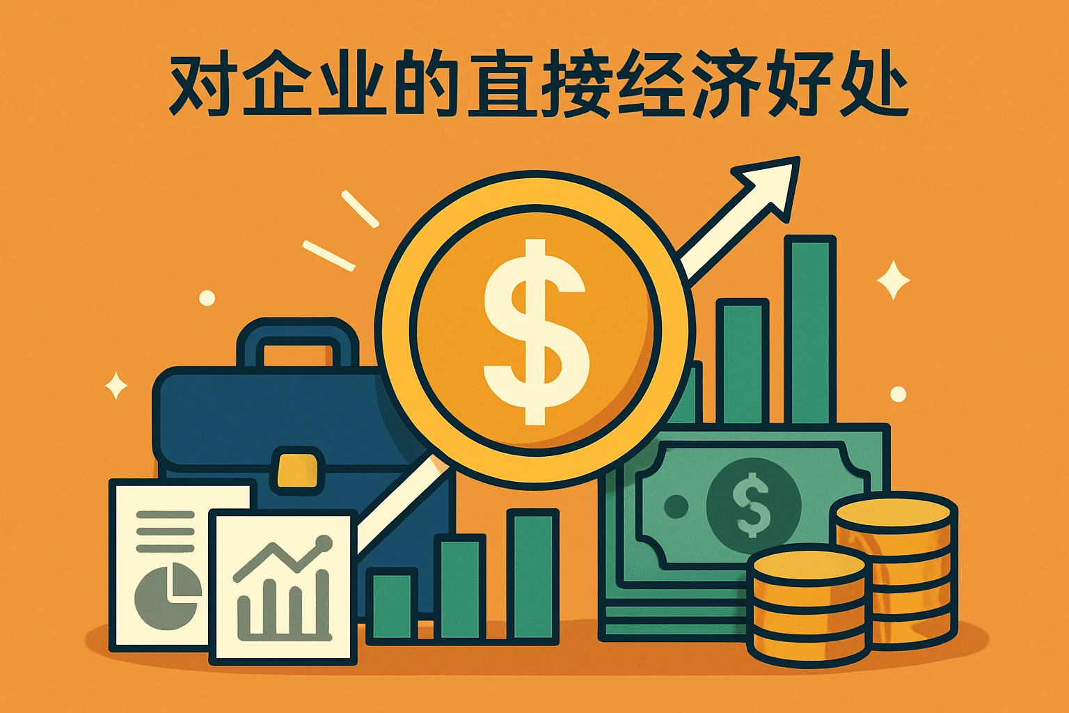 对企业的直接经济好处