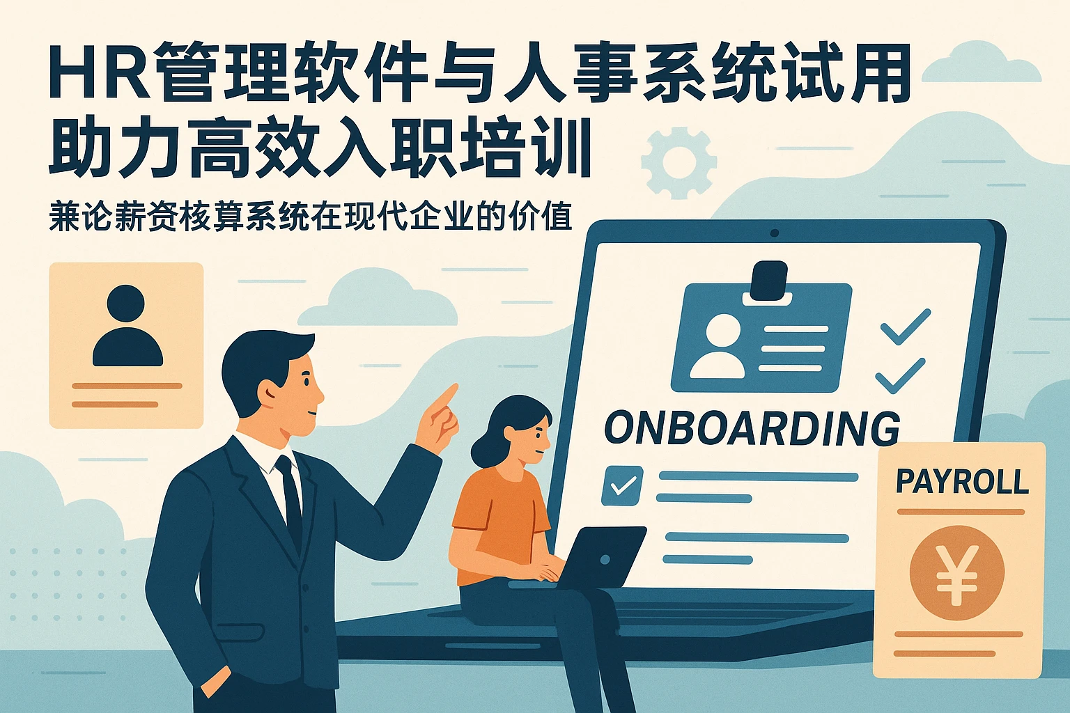 HR管理软件与人事系统试用助力高效入职培训——兼论薪资核算系统在现代企业的价值