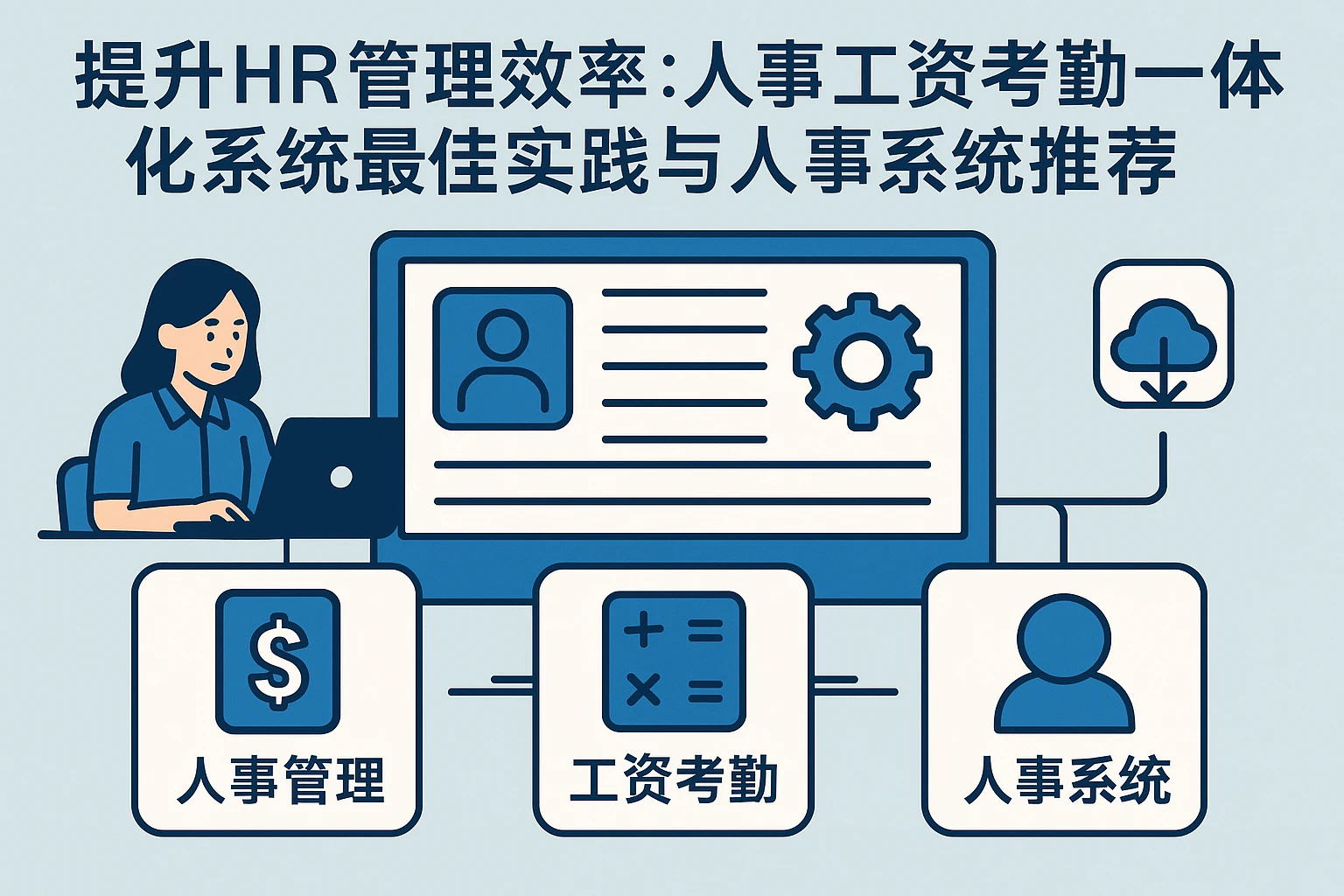 提升HR管理效率：人事工资考勤一体化系统最佳实践与人事系统推荐