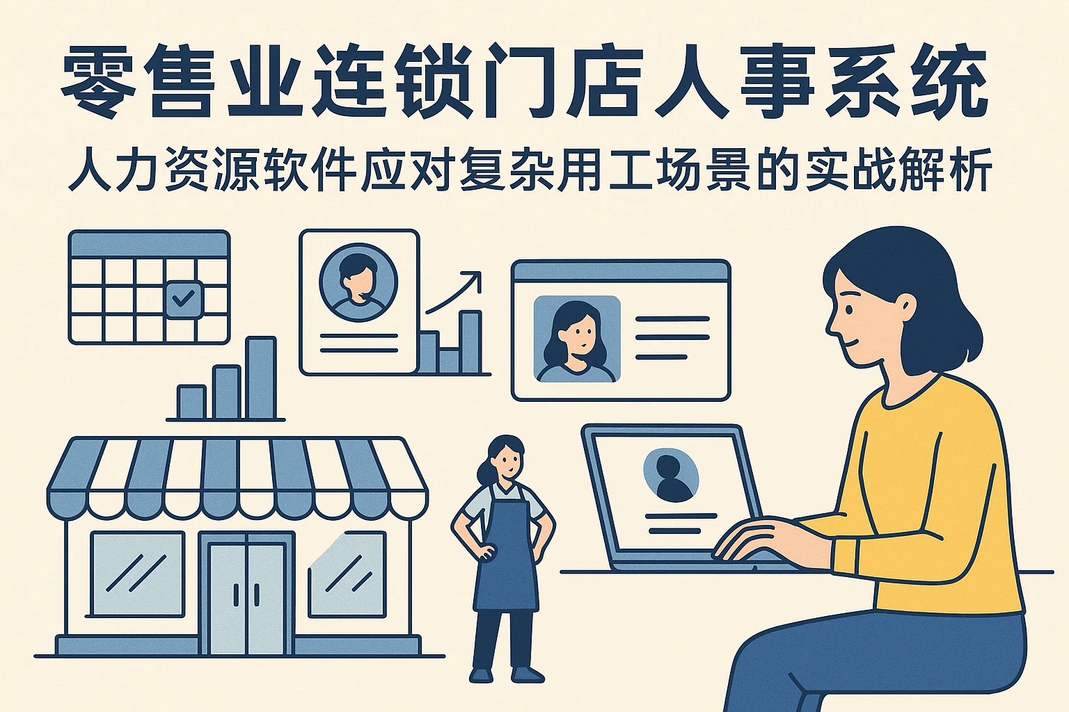 零售业连锁门店人事系统：人力资源软件应对复杂用工场景的实战解析