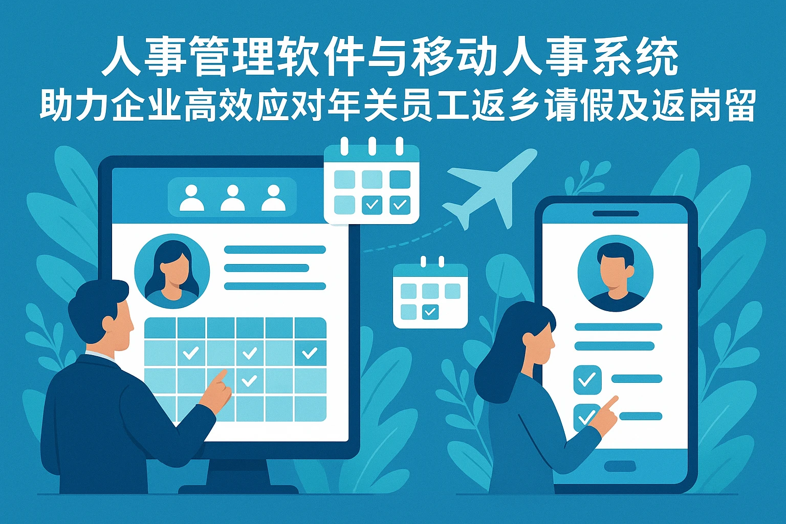 人事管理软件与移动人事系统助力企业高效应对年关员工返乡请假及返岗保留