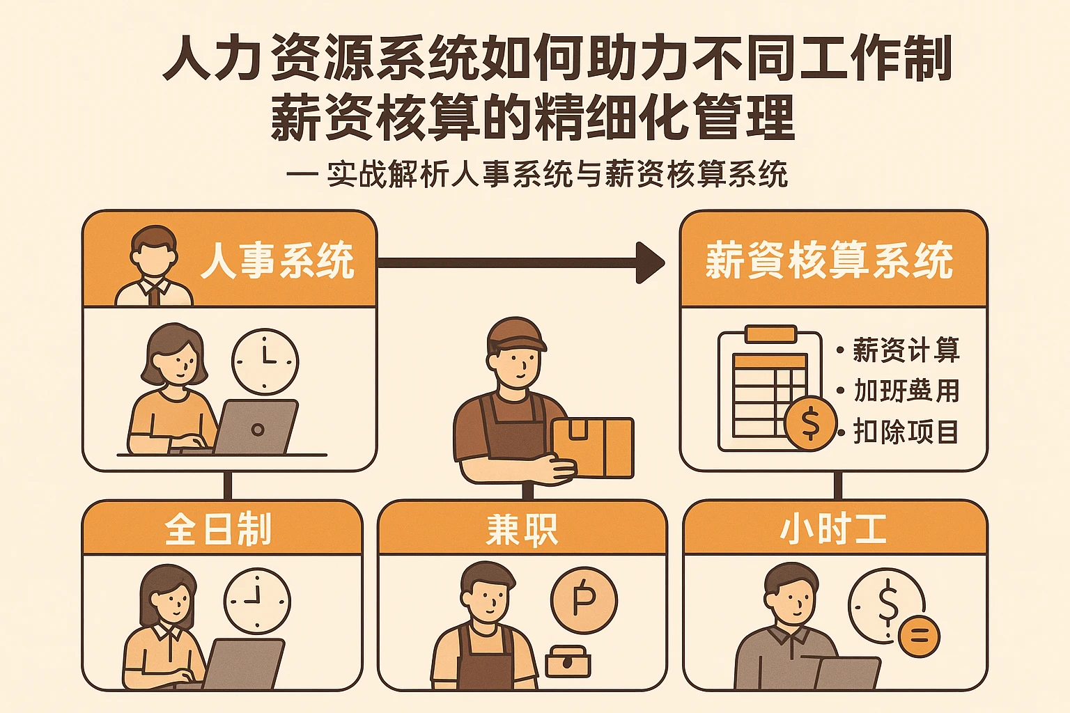 人力资源系统如何助力不同工作制薪资核算的精细化管理 —— 实战解析人事系统与薪资核算系统