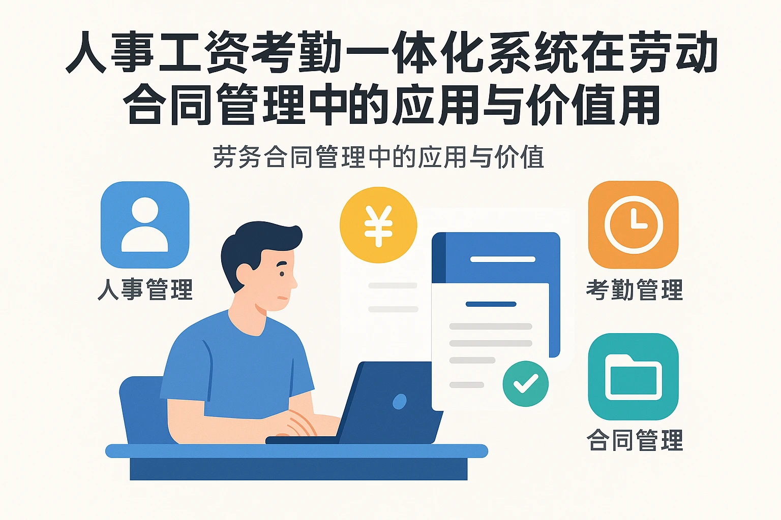 人事工资考勤一体化系统在劳动合同管理中的应用与价值