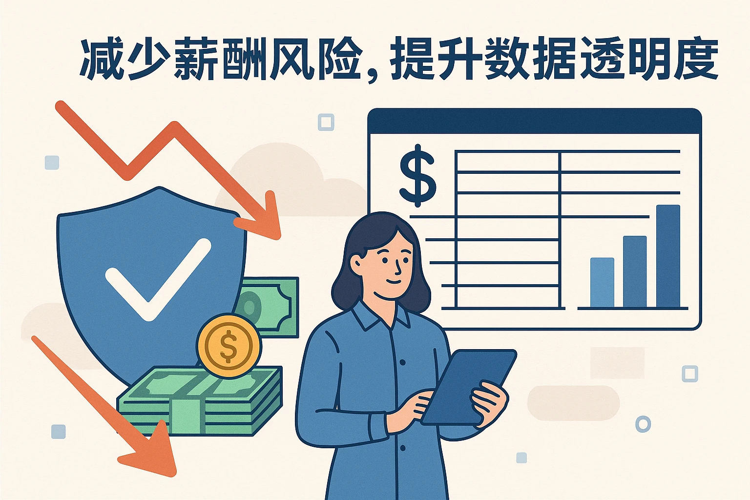 2. 减少薪酬风险，提升数据透明度