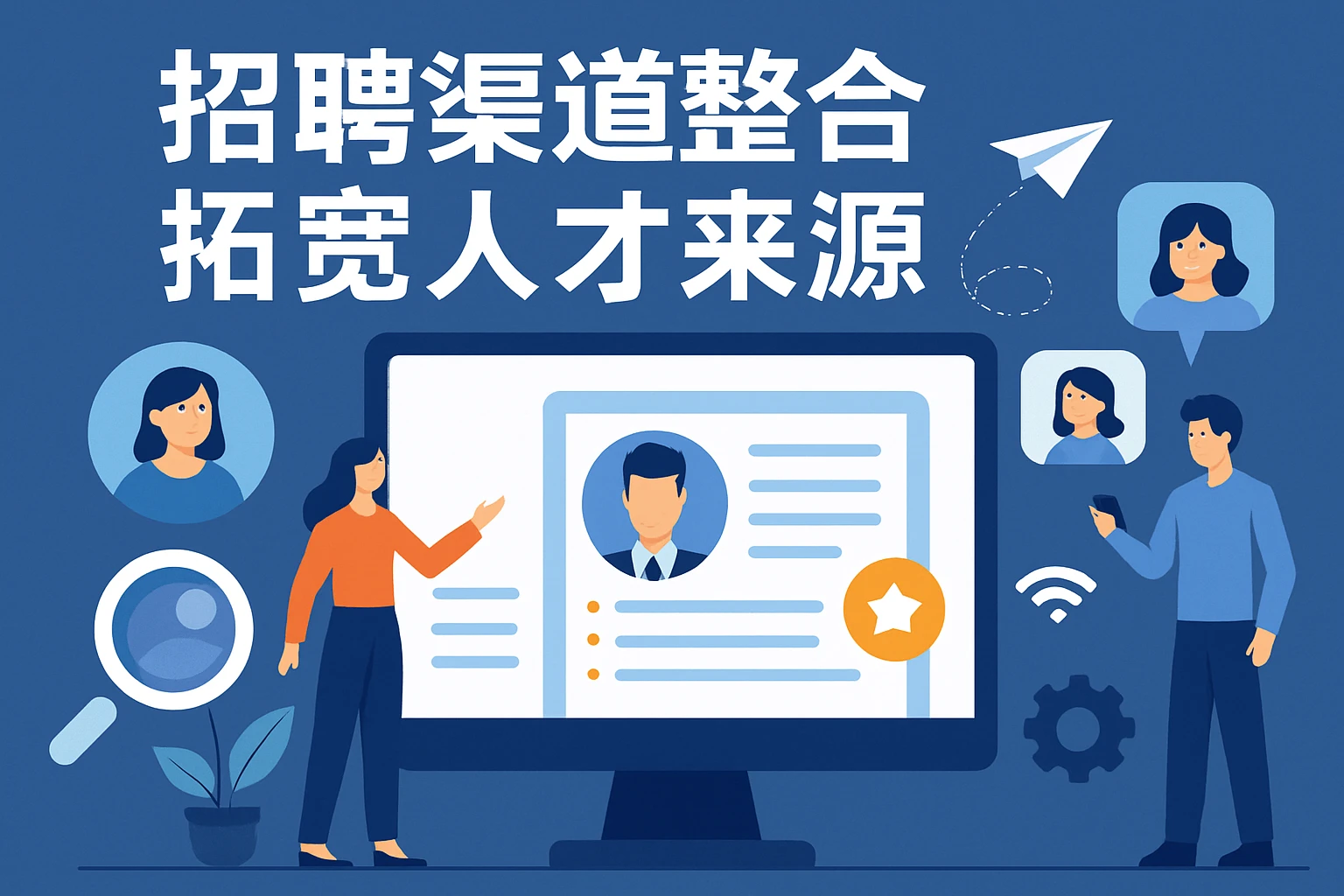 招聘渠道整合，拓宽人才来源