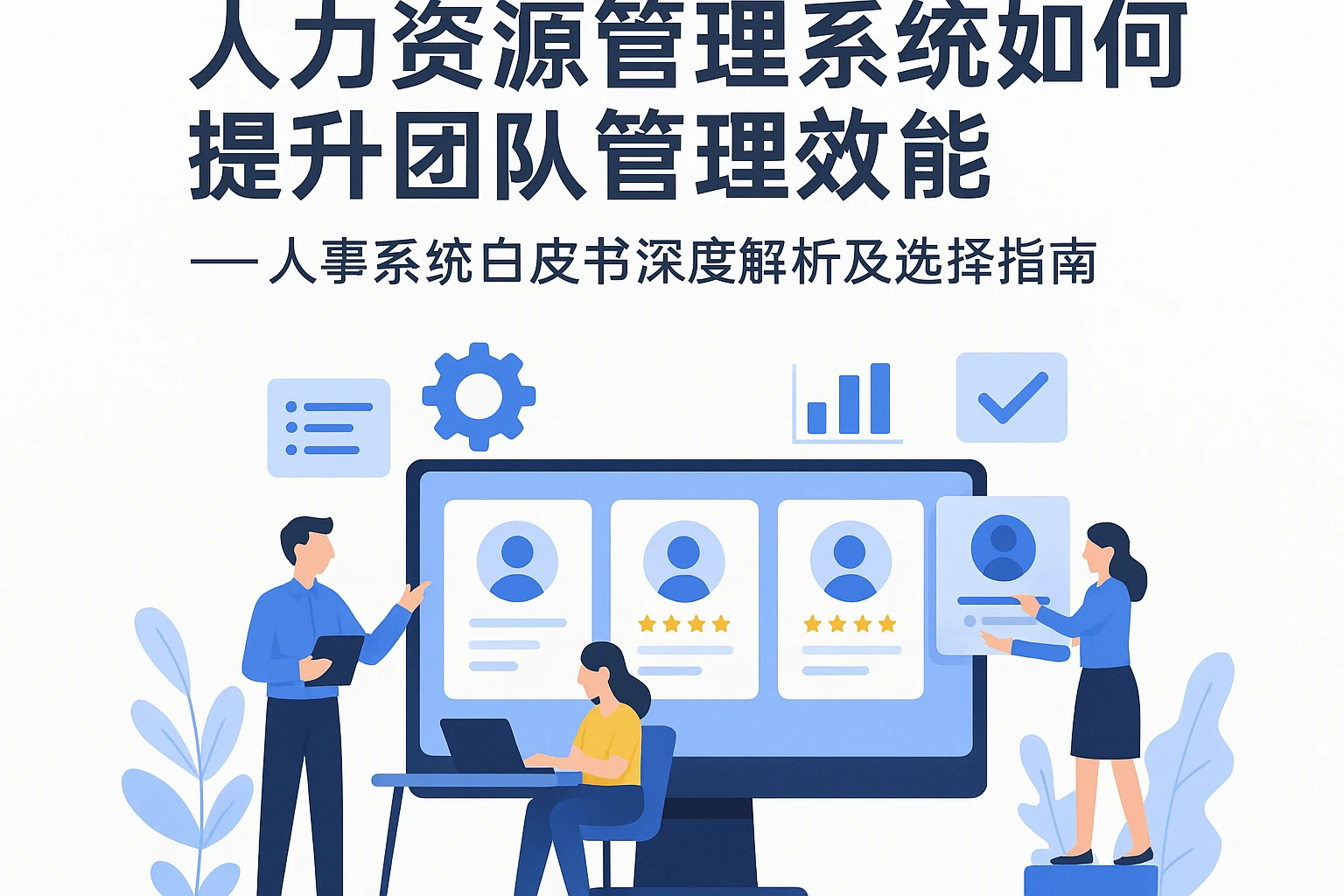 人力资源管理系统如何提升团队管理效能 —— 人事系统白皮书深度解析及选择指南