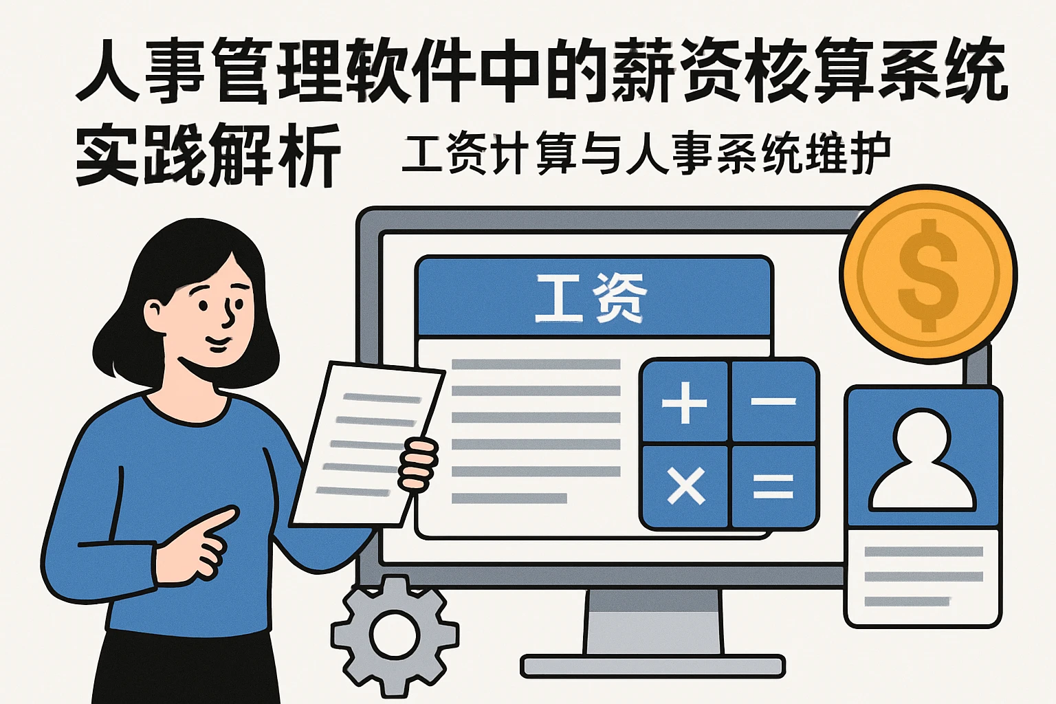 人事管理软件中的薪资核算系统实践解析 —— 工资计算与人事系统维护