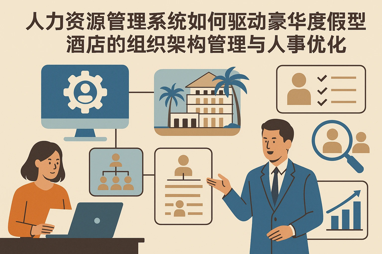 人力资源管理系统如何驱动豪华度假型酒店的组织架构管理与人事优化