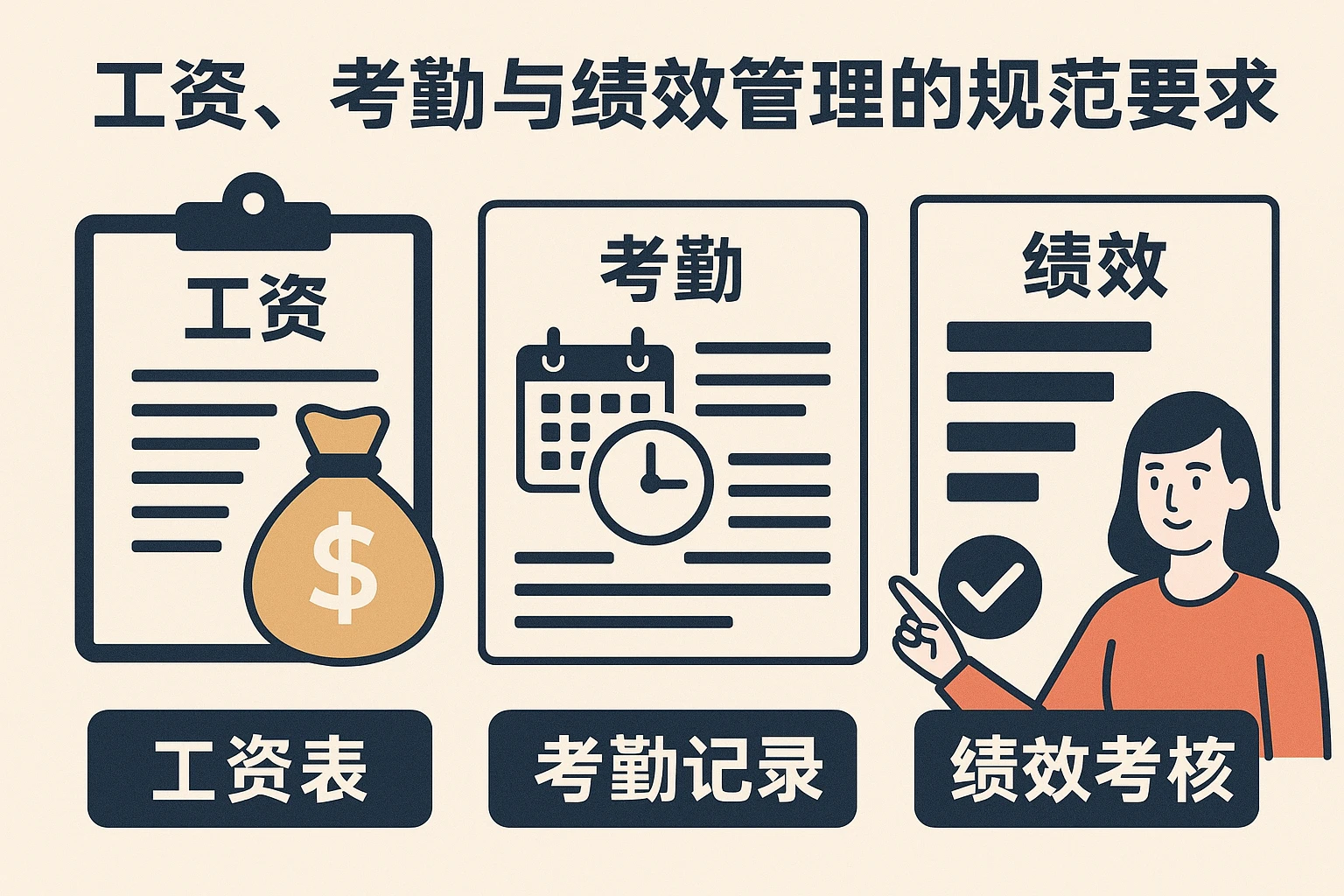 工资、考勤与绩效管理的规范要求