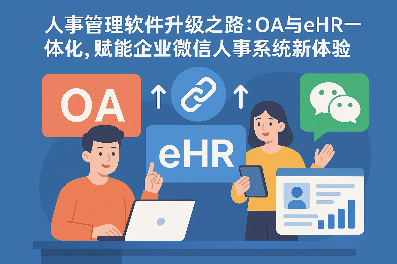 人事管理软件升级之路：OA与eHR一体化，赋能企业微信人事系统新体验