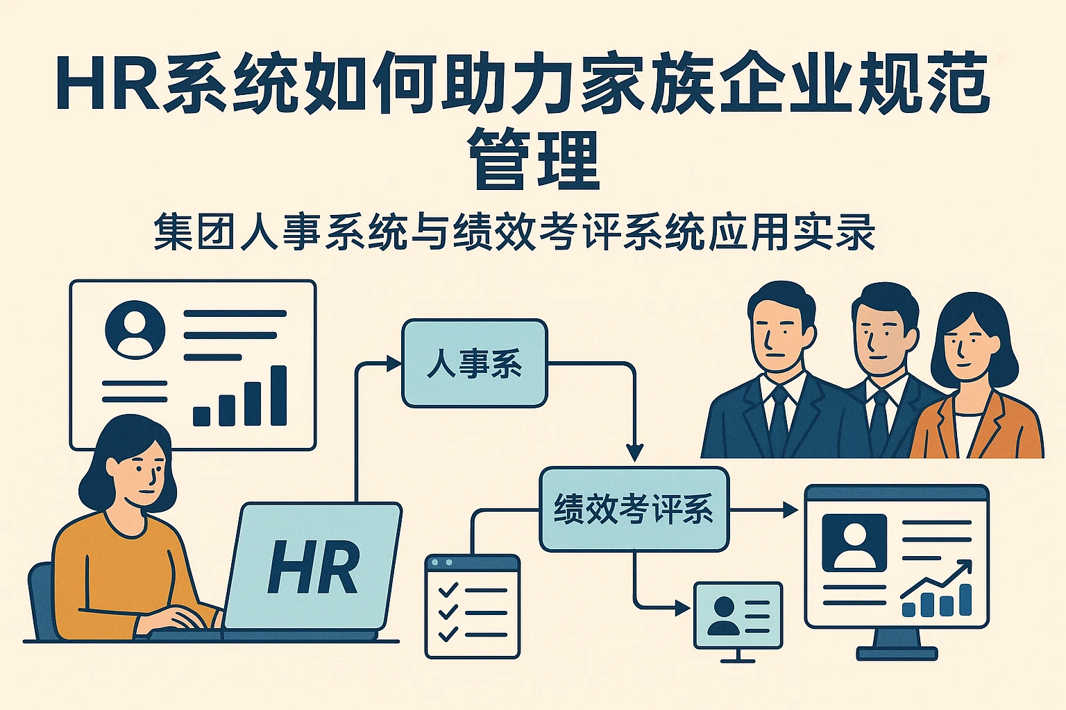 HR系统如何助力家族企业规范管理 —— 集团人事系统与绩效考评系统应用实录