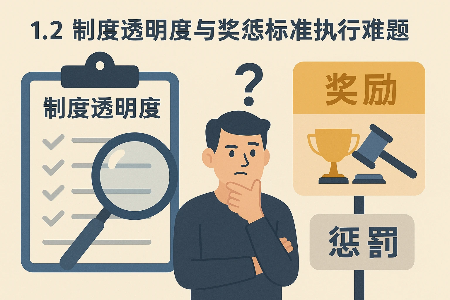 1.2 制度透明度与奖惩标准执行难题