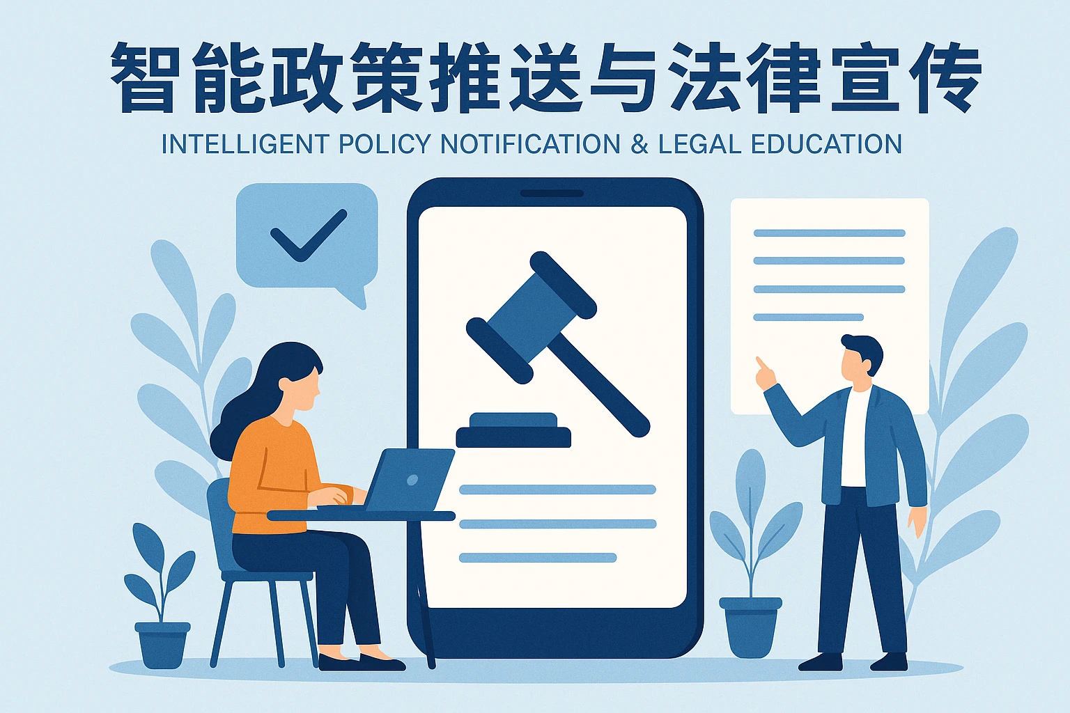 1. 智能政策推送与法律宣传