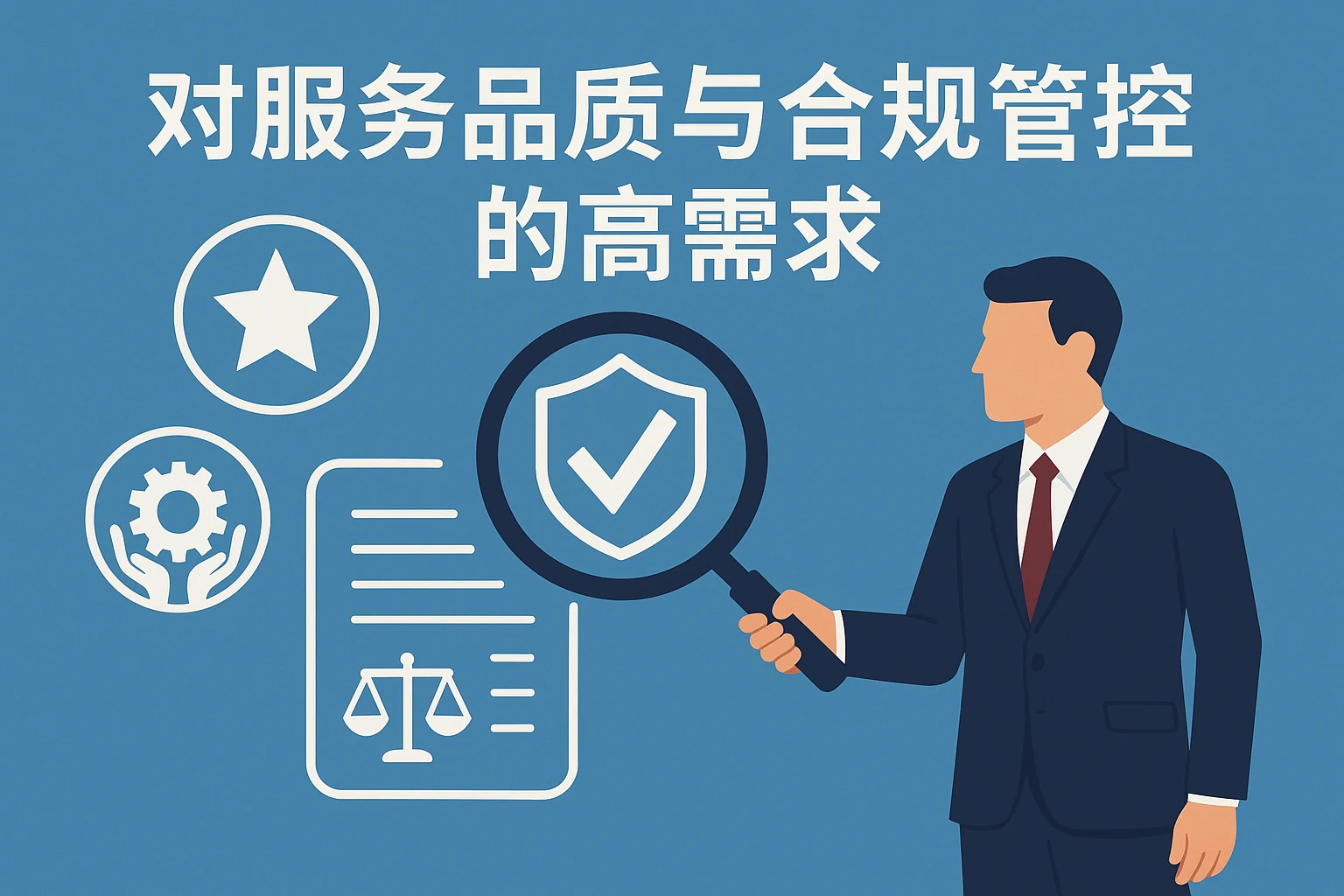 对服务品质与合规管控的高需求